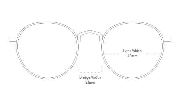 measurement::lens width Cormac Sunglasses round plastic
